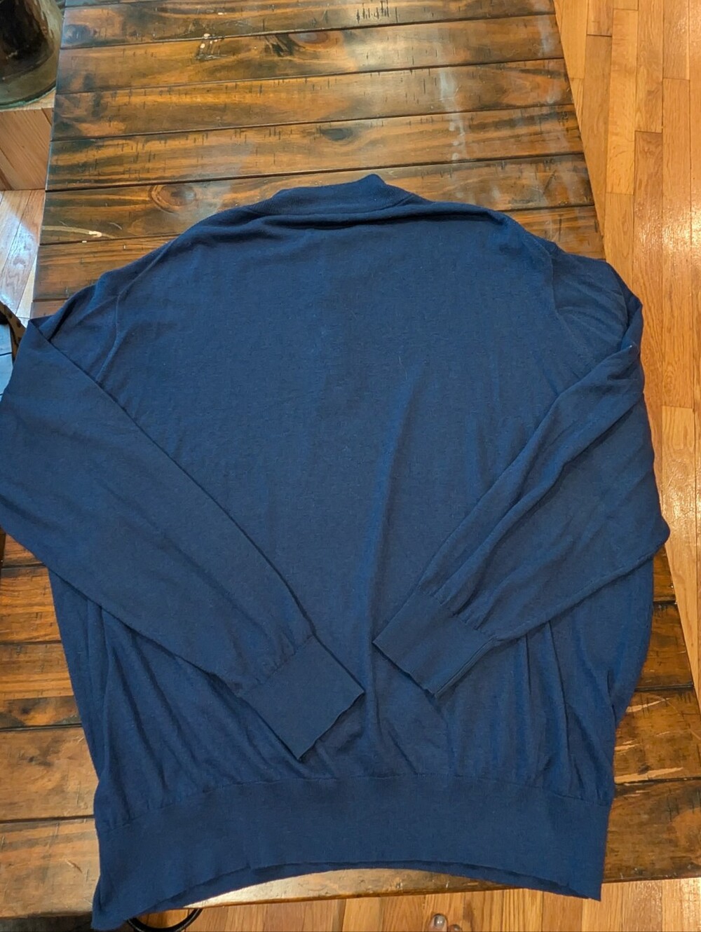 Peter Millar Crown Soft Cotton Silk Quarter Zip Pullover Sweater - Picture 4 of 7